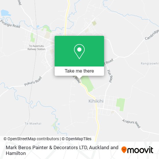 Mark Beros Painter & Decorators LTD map