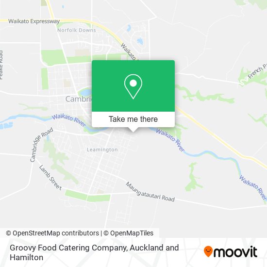 Groovy Food Catering Company map