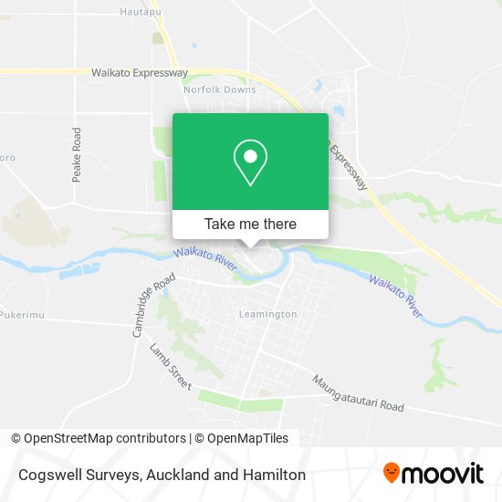 Cogswell Surveys map
