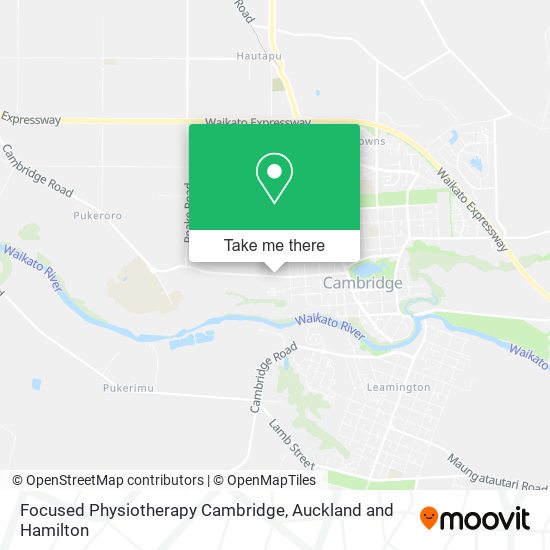 Focused Physiotherapy Cambridge map