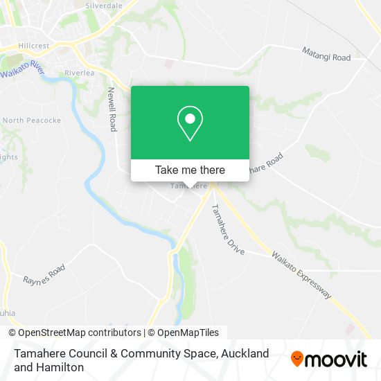 Tamahere Council & Community Space map