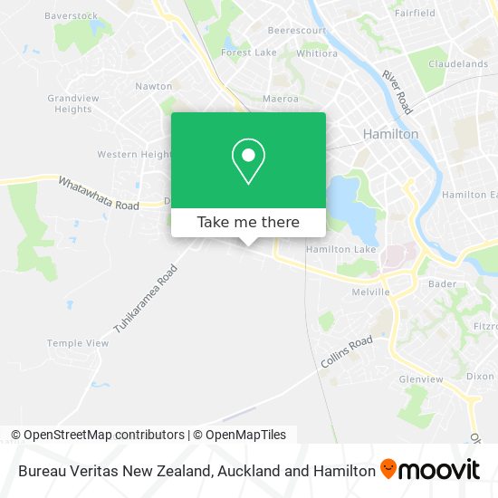 Bureau Veritas New Zealand map