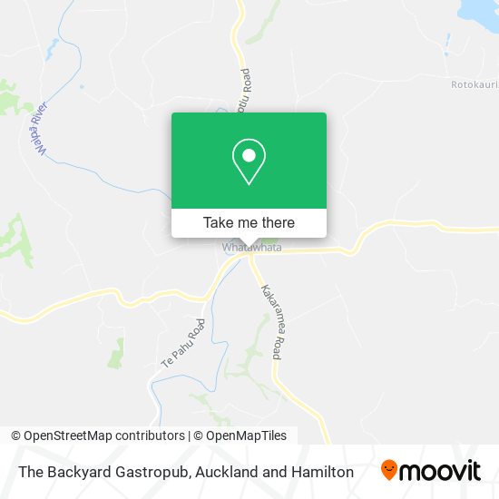 The Backyard Gastropub map