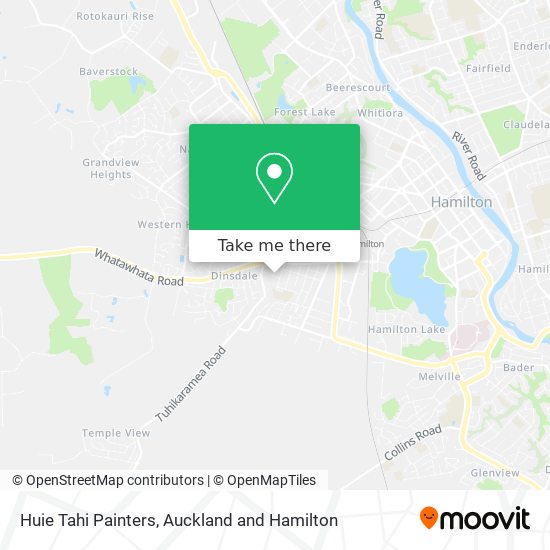 Huie Tahi Painters map