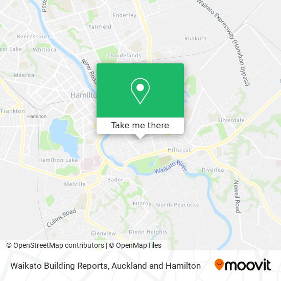 Waikato Building Reports map