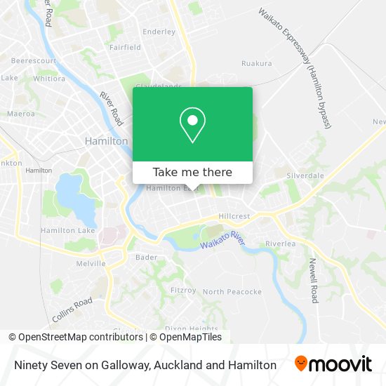 Ninety Seven on Galloway map
