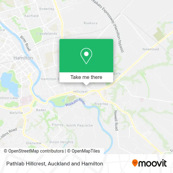 Pathlab Hillcrest map