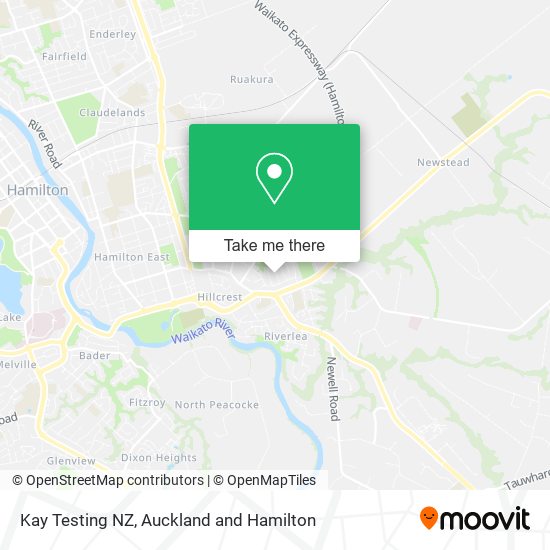 Kay Testing NZ地图