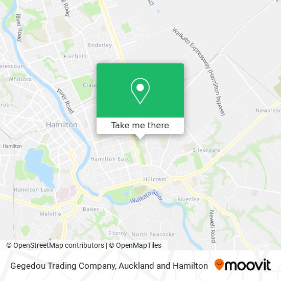 Gegedou Trading Company map