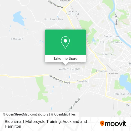 Ride smart Motorcycle Training map
