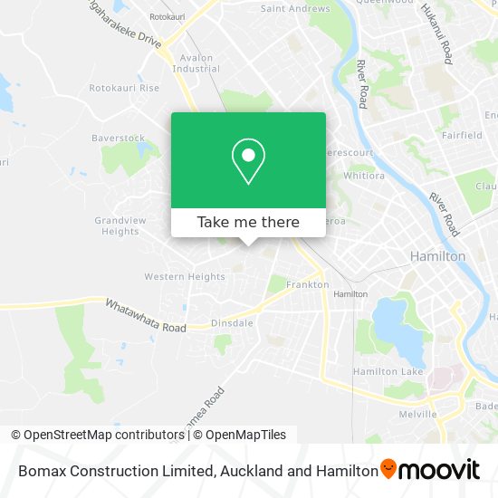 Bomax Construction Limited map