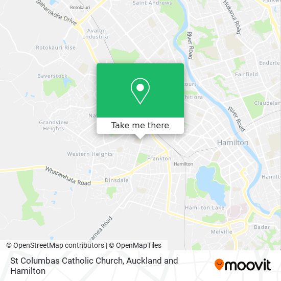 St Columbas Catholic Church map