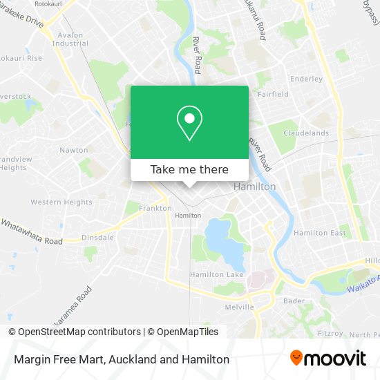 Margin Free Mart map