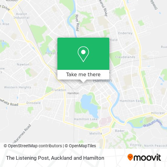The Listening Post map