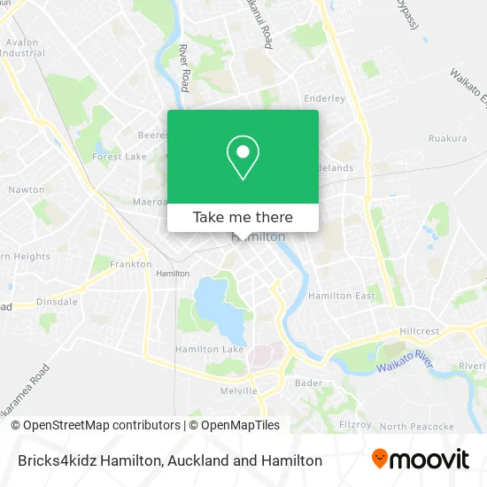 Bricks4kidz Hamilton map