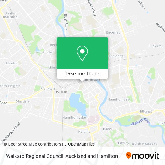 Waikato Regional Council map