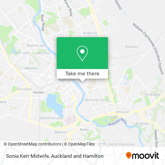 Sonia Kerr Midwife map