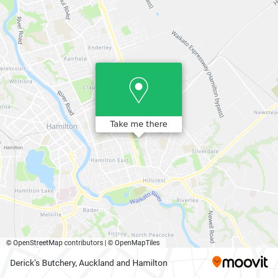 Derick's Butchery map