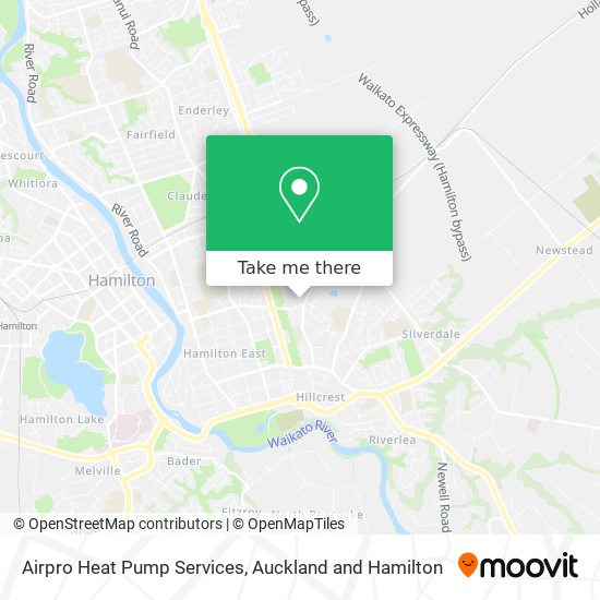 Airpro Heat Pump Services map