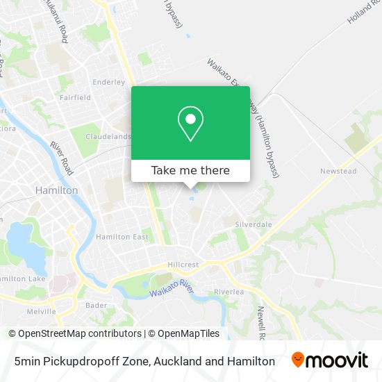 5min Pickupdropoff Zone map