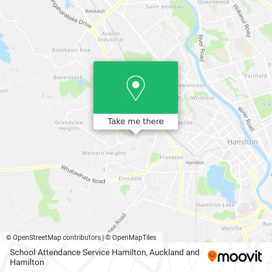 School Attendance Service Hamilton map