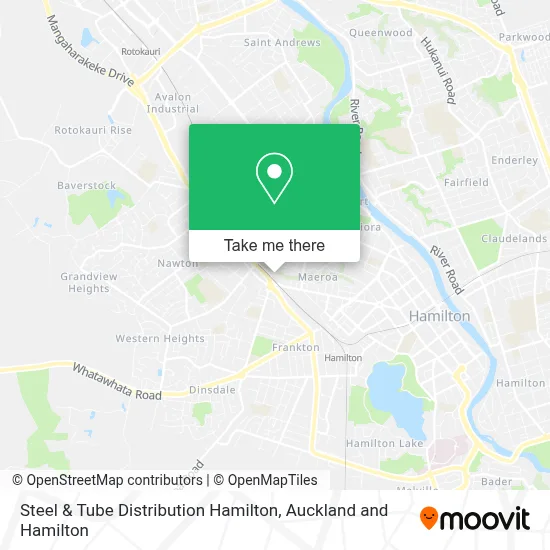 Steel & Tube Distribution Hamilton map