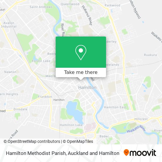 Hamilton Methodist Parish map