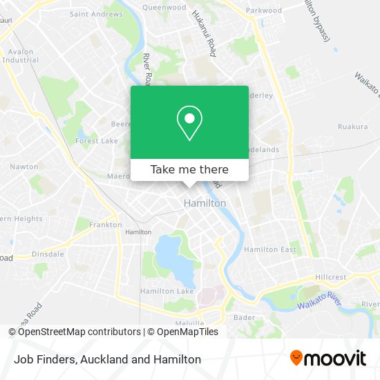 Job Finders map