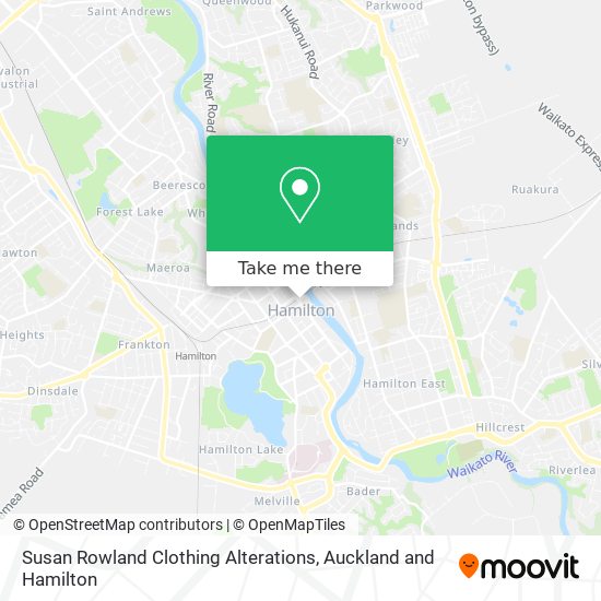 Susan Rowland Clothing Alterations map