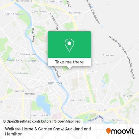 Waikato Home & Garden Show map