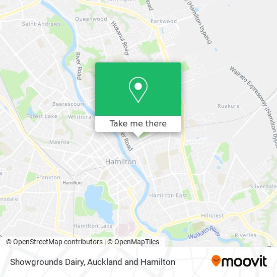 Showgrounds Dairy map