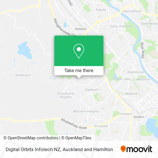 Digital Orbitx Infotech NZ map