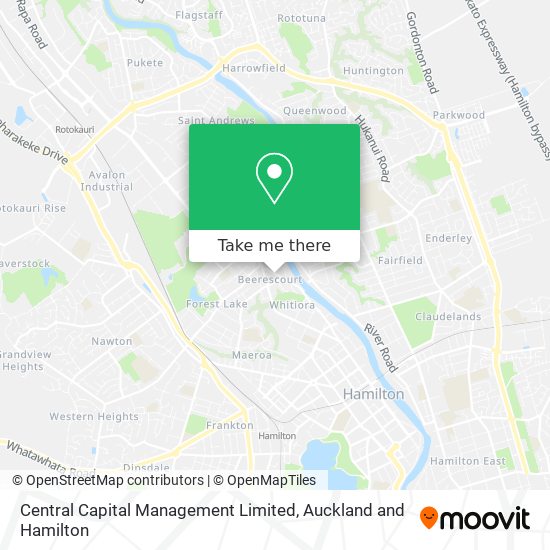 Central Capital Management Limited map