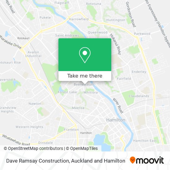 Dave Ramsay Construction map