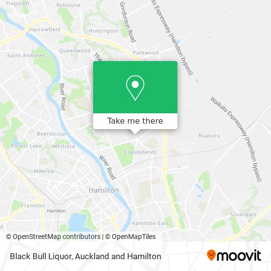 Black Bull Liquor map