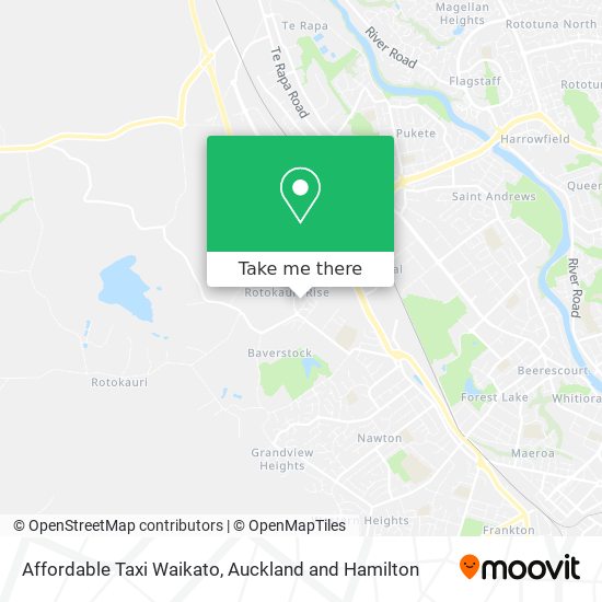 Affordable Taxi Waikato地图