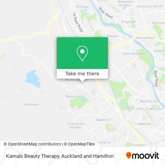 Kamals Beauty Therapy map