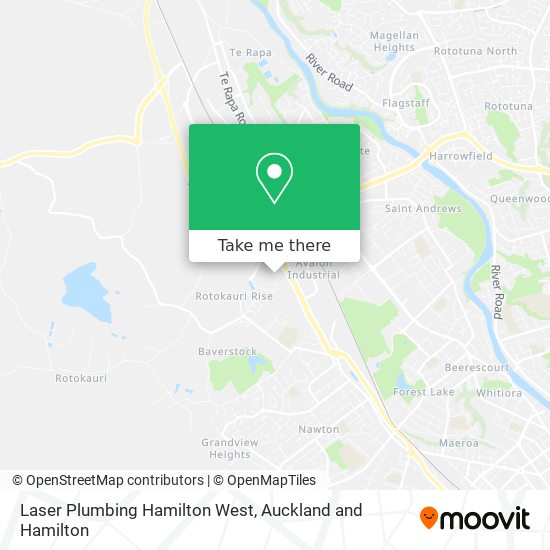 Laser Plumbing Hamilton West地图