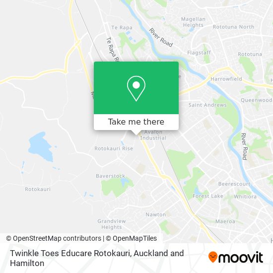 Twinkle Toes Educare Rotokauri map