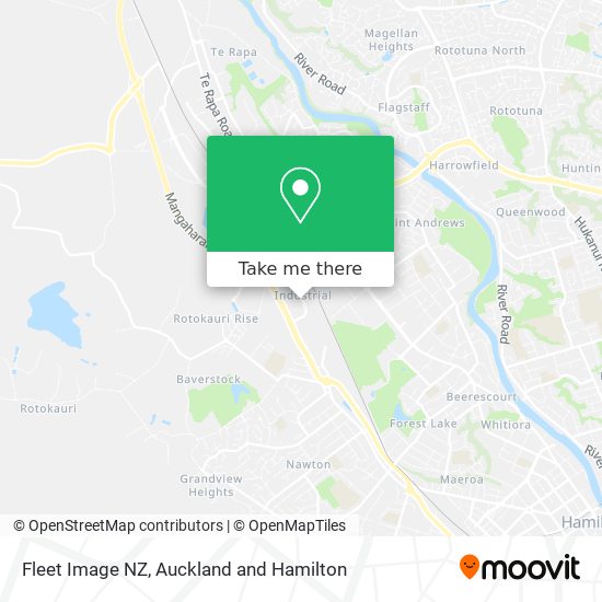 Fleet Image NZ map