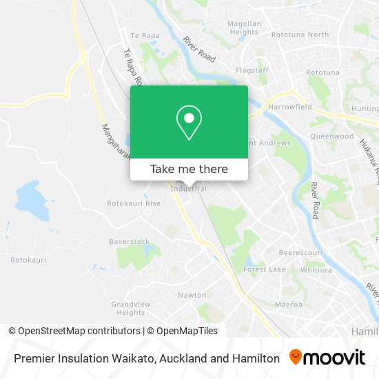 Premier Insulation Waikato map