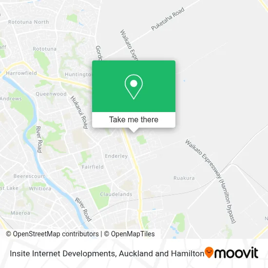 Insite Internet Developments map