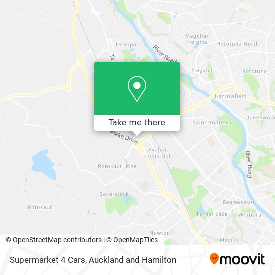 Supermarket 4 Cars map