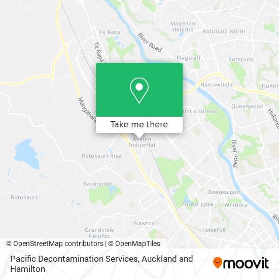 Pacific Decontamination Services map