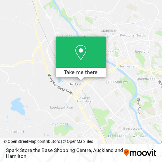 Spark Store the Base Shopping Centre map