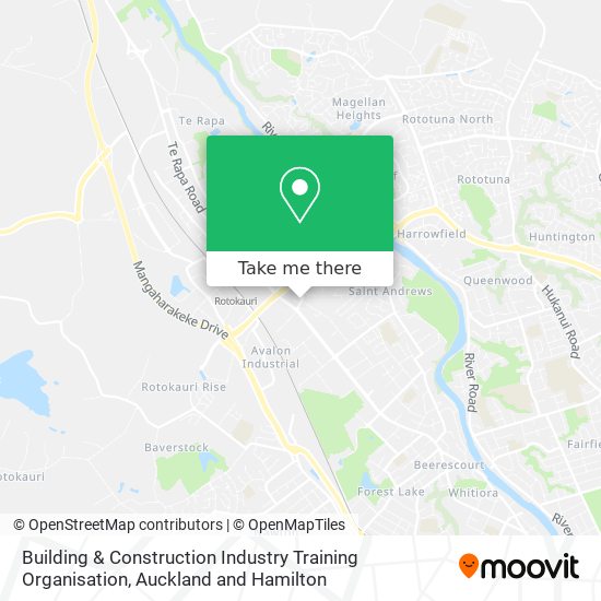 Building & Construction Industry Training Organisation map