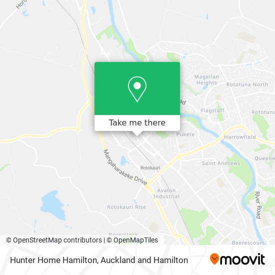 Hunter Home Hamilton地图