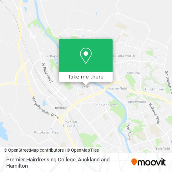 Premier Hairdressing College map