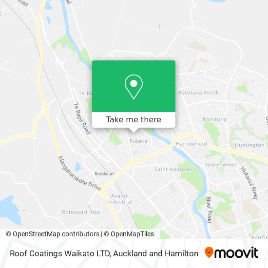 Roof Coatings Waikato LTD map