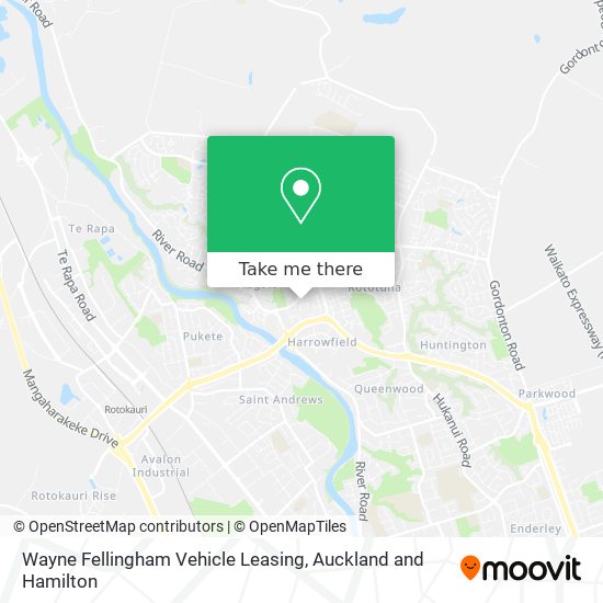 Wayne Fellingham Vehicle Leasing map